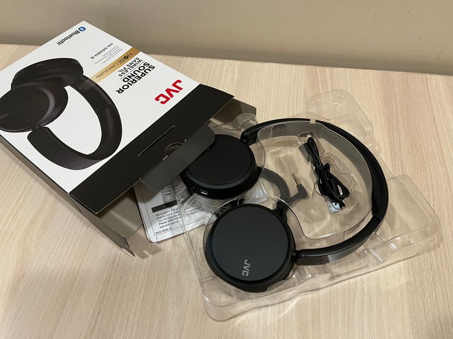 Безжични аудио слушалки, JVC HA-S65 BN-B, черни