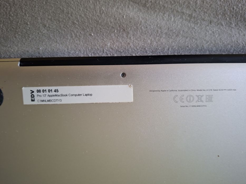 Vand macbook pro