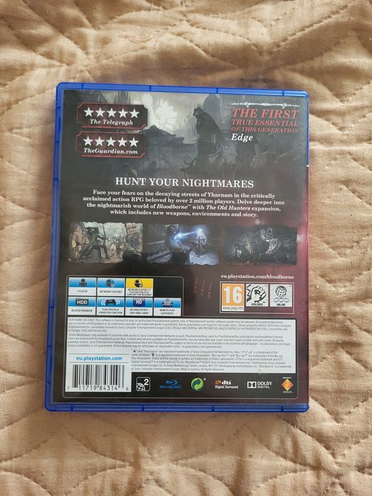 Bloodborne игровой диск на ps5