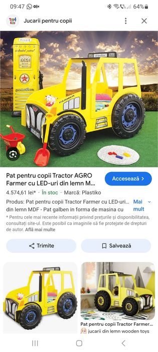 Pat copiii tractor
