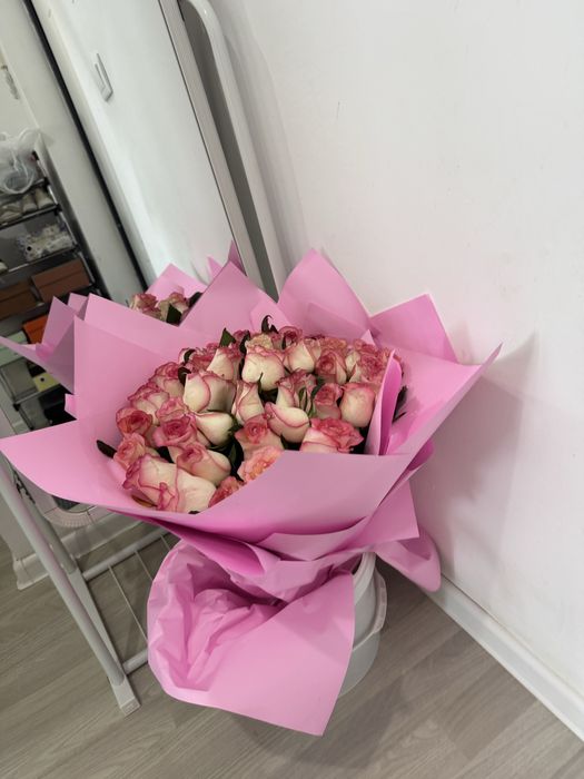 Цветы 51 штук роза