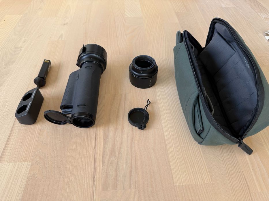 Camera cu termoviziune Swarovski tm35 -mod clip-on luneta + observatie