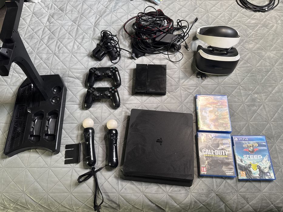 Set playstation 4 slim 1 TB