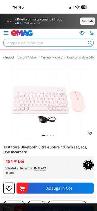 Kit tastaura + mouse ROZ