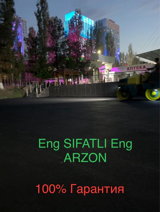 Asfalt ishlari eng SIFATLI va tez muddat amalga owiriw