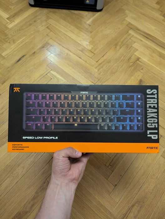 Fnatic Streak65 LP — механическая клавиатура, низкопрофильная