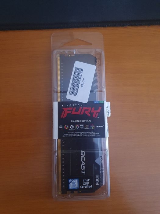 (RGB) Ram Kingston fury 16GB 3200mhz DDR4