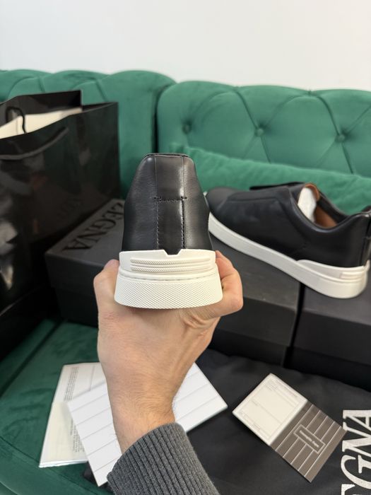 Adidasi Zegna piele naturala 100% Full Box Premium colectie noua