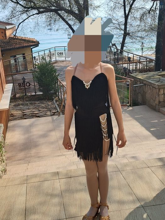 Рокля от две части за спортни и латино танци