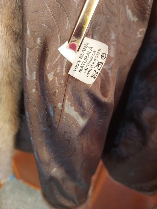 Haina blana naturala scurta