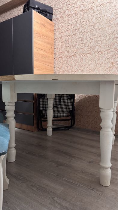 Стол со стульями 6шт