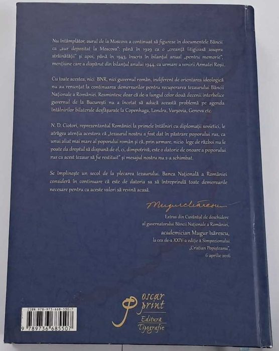 Schipor  Ilie - Destinul tezaurului Romaniei.