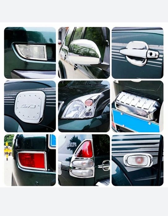 Молдинги дверей стекольные уплотнители Prado 120 gx470