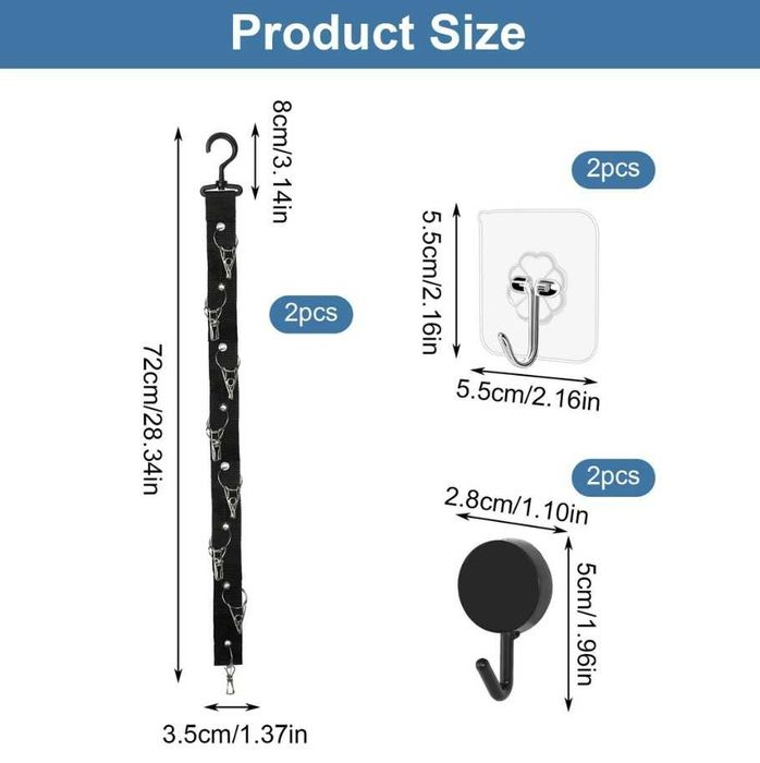 Suport pentru șepci 2 bucăți