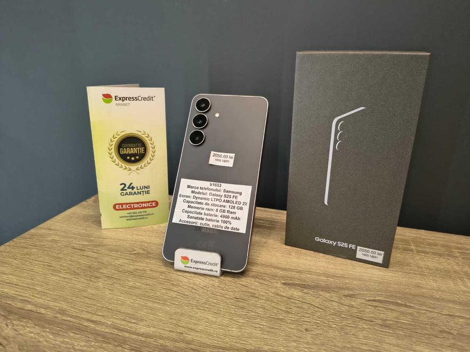 (AG51) Samsung Galaxy S25 FE b1653 - Garantie 2 ani!