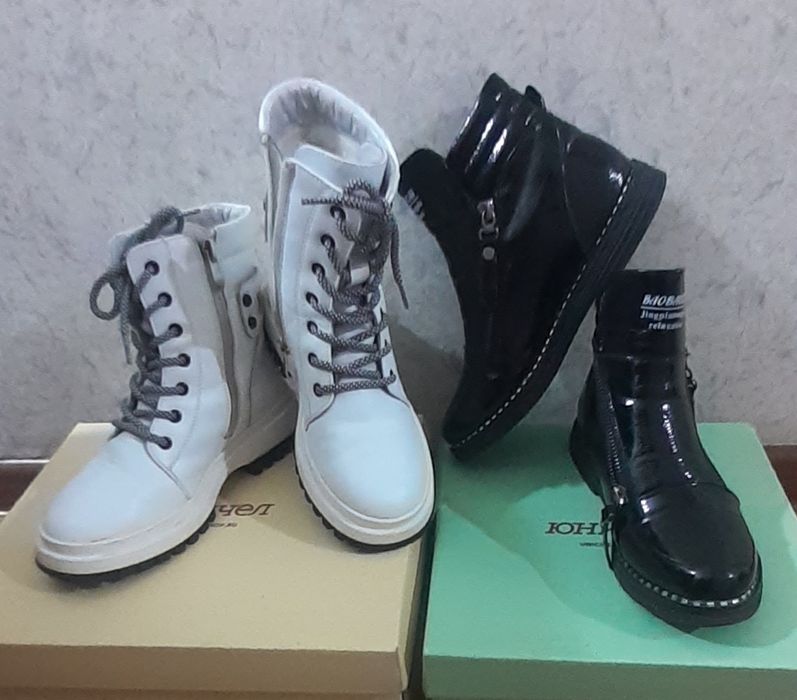 Ботинки зимние натуральное