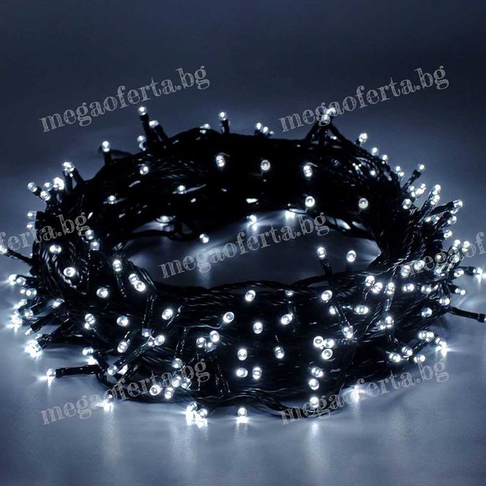 Светещ Коледен Гирлянд 50м. с 250 светодиода и 8 режима на светене