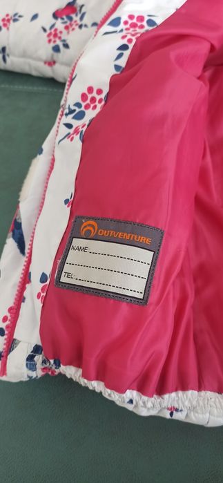 Куртка OUTVENTURE для девочки . Размер 110- 116