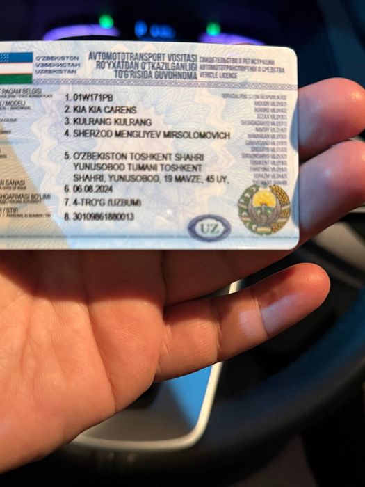 Кия каренс 2024 8 ой хеч кати бумаган петно хам йук хали янги Хиди бор