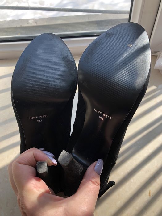 Ботильоны, замша, отл сост