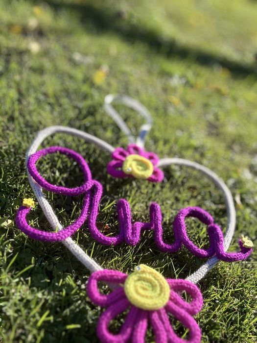 Ръчно изработени декорации от прежда