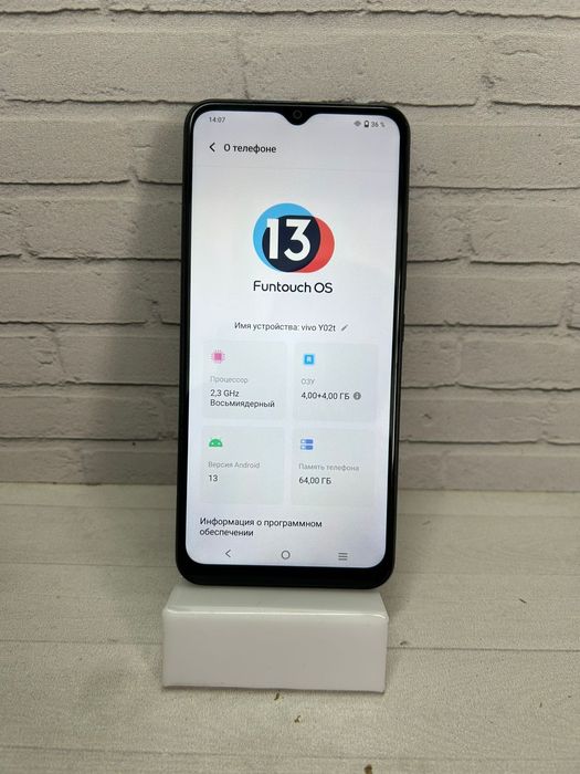 Vivo Y02T 64GB телефон