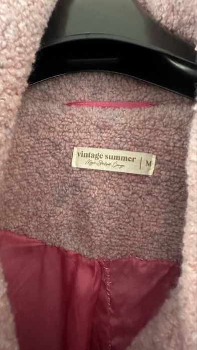 Розово палто vintage summer размер М