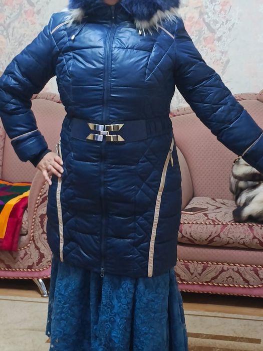 Полушубок зимний горностай