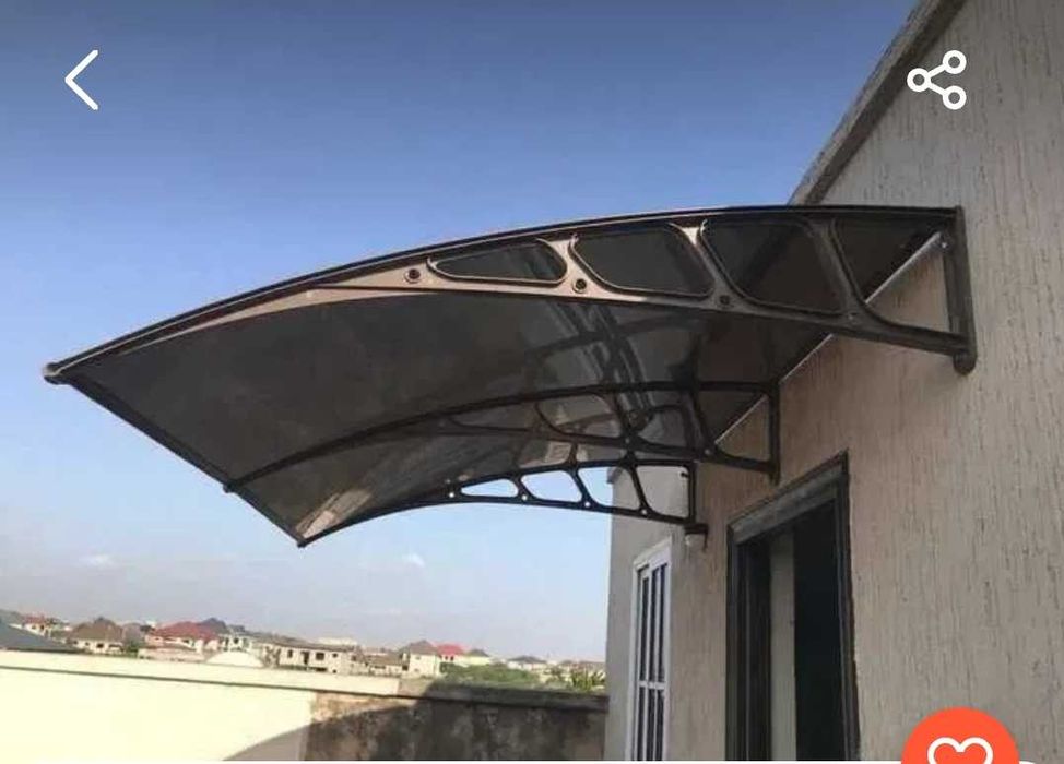 Навес /козирка от поликарбонат 6 размера