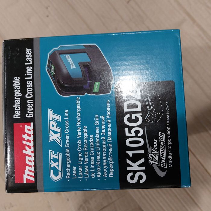 Намалена цена Makita SK105 GDZ оригинален Макита лазерен нивелир зелен