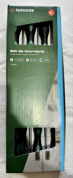 Set surubelnite parkside -6piese -325 mm profesionale cap magnetic