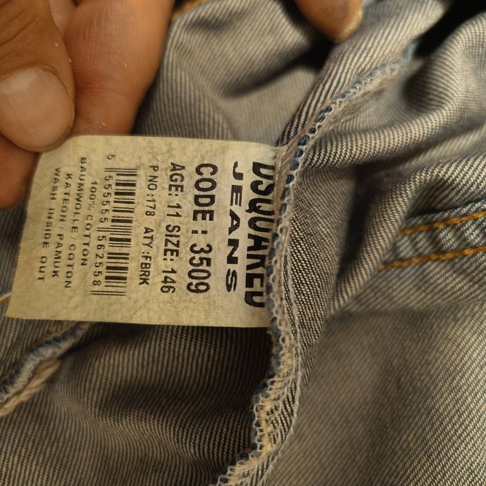 Geaca blugi dsquared2 jeans ,11 ani