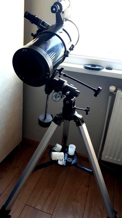 Телескоп 114, 130, 152 мм ПЪЛЕН КОМПЛЕКТ с EQ монтировка, МОЖЕ С МОТОР