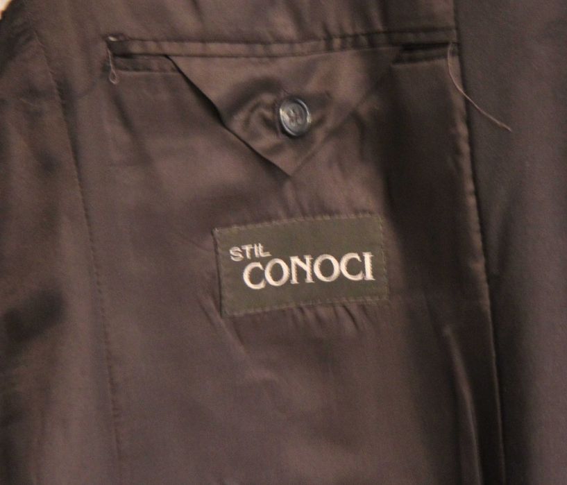 Costum barbatesc CONOCI, masura 48, bleumarin, lana 100%