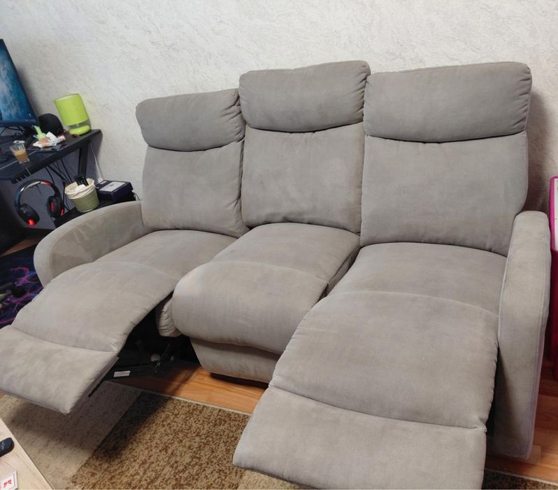 Диван + фотьол с релакс фунцкия