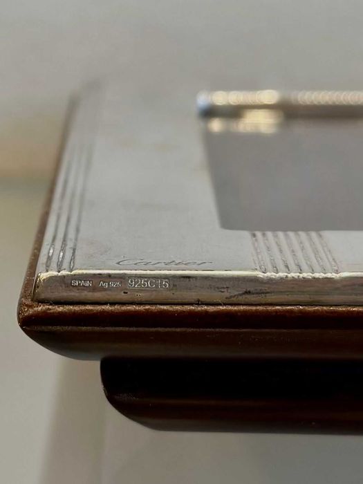 Rama foto Cartier argintată