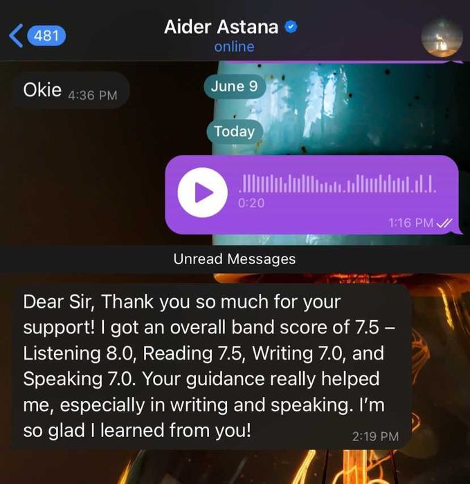 Английский язык с носителем!