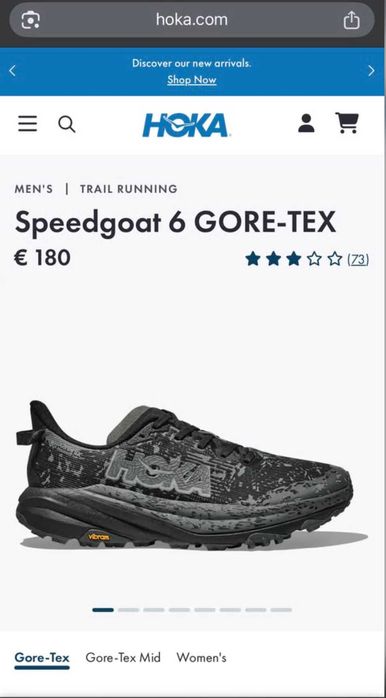 Hoka Speedgoat 6 Gore-Tex WIDE