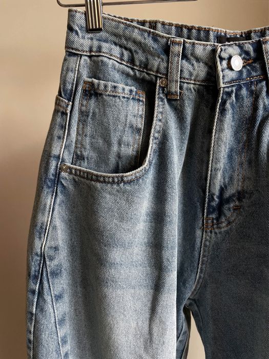 Широки дънки с висока талия