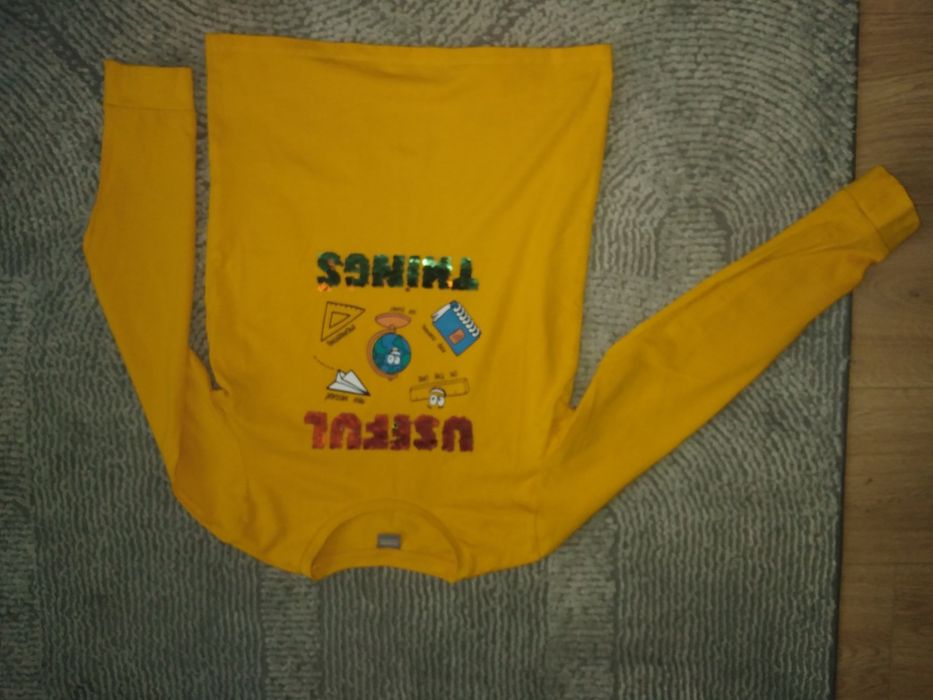 Дънки+блуза +елек 146 см.