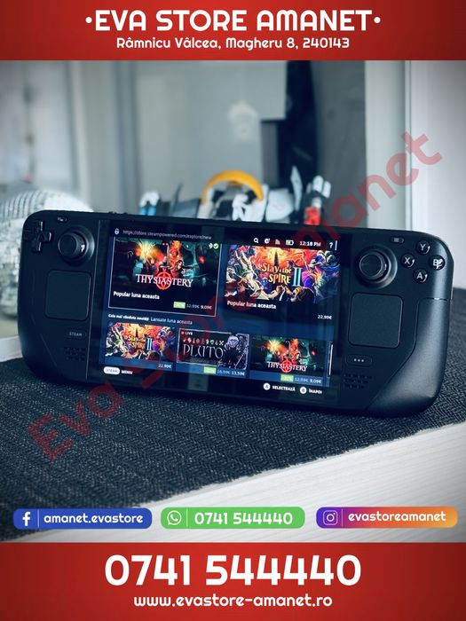 Consola Gaming Portabila VALVE Steam Deck OLED 512GB 16GB RAM