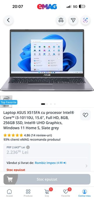 laptop asus x515fa