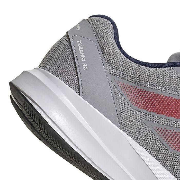Adidas Duramo RC U, Halo Silver / Pure Ruby / Dark Blue.