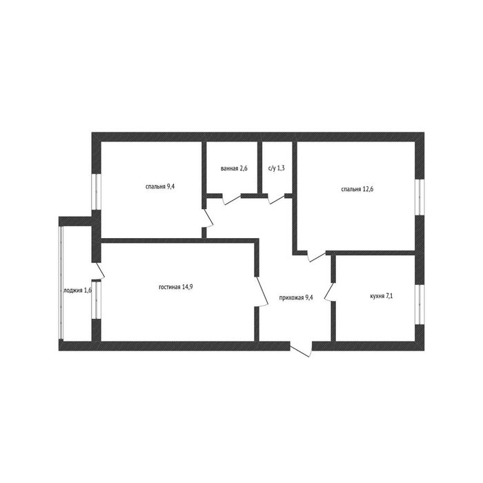 Продается 3 комн квартира Васильковский,10