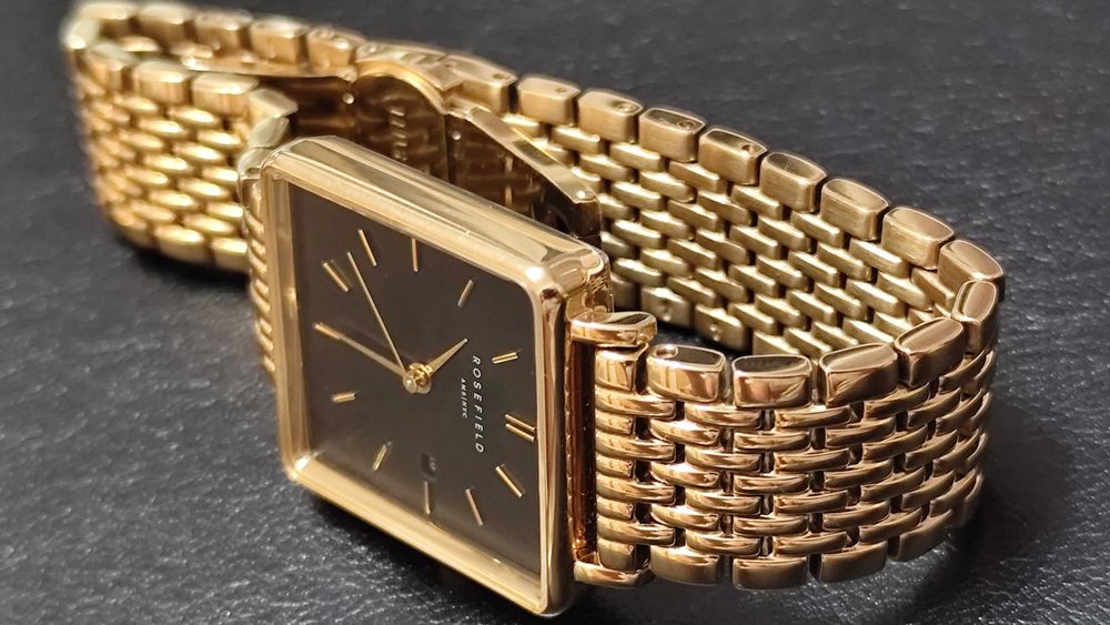 Rosefield Black Gold  / Луксозен Часовник