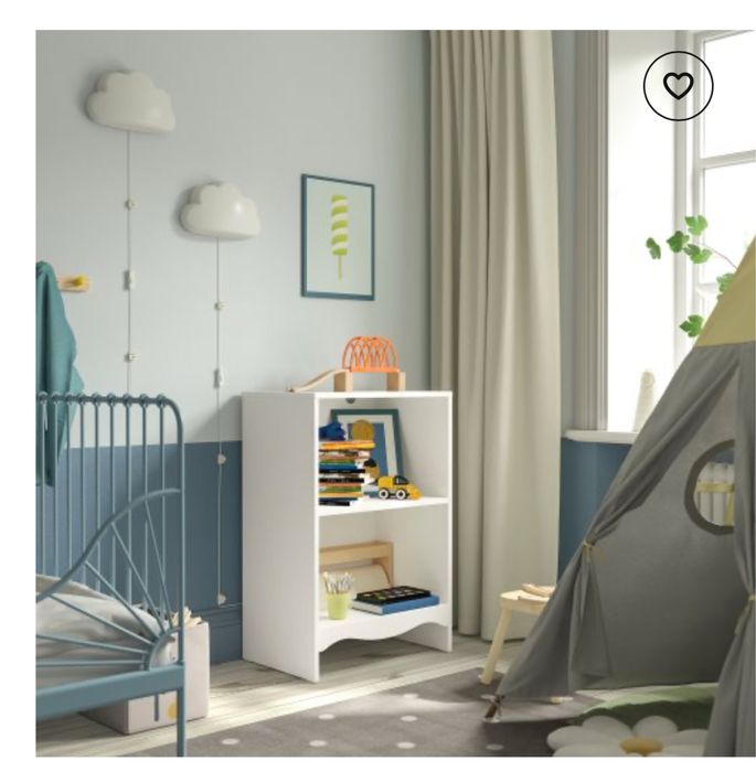 SMAGORA IKEA повивалник/ етажерка в бяло