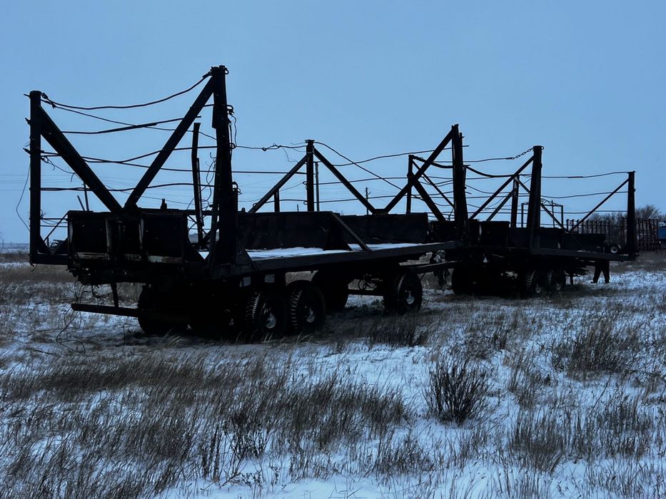 Прицепы сеновозки сцепка: ПТС-10 и ПТС-13