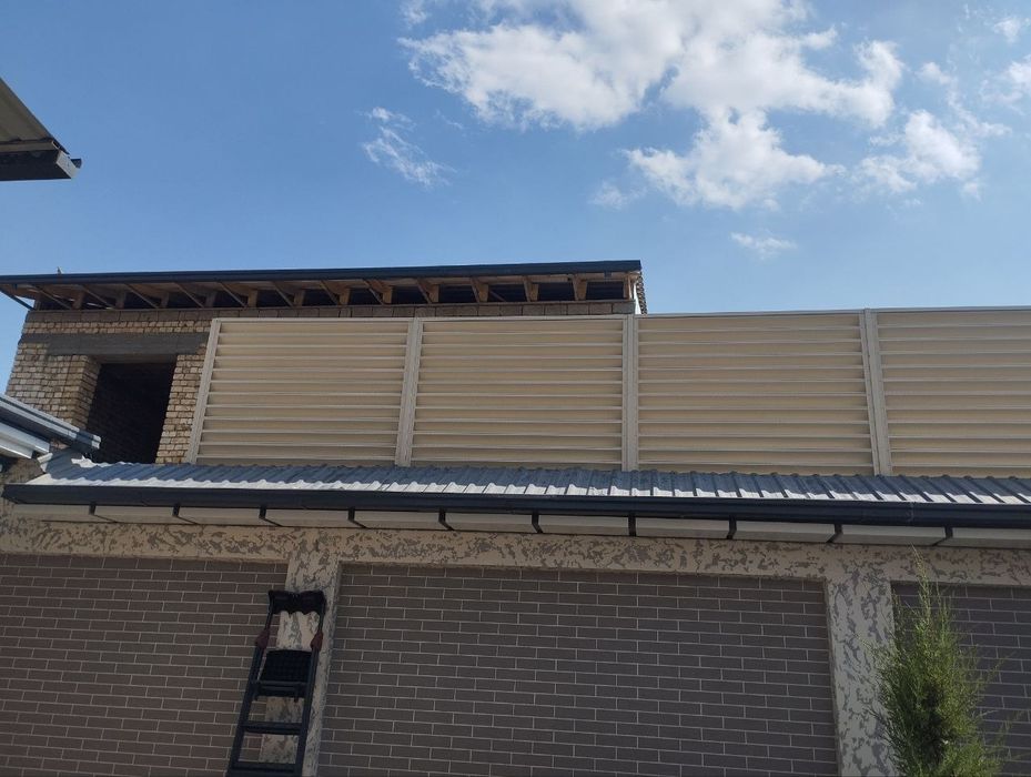 Металлические заборы-жалюзи/Качество+гарантия