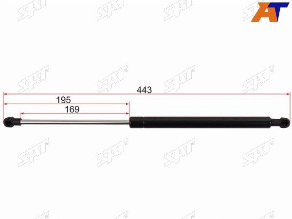 Амортизатор крышки багажника Toyota Vitz