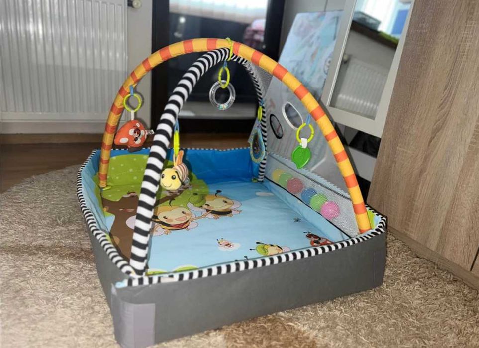 Centru de activitati bebe, Salteluta educativa 5 in 1, Milly Mally